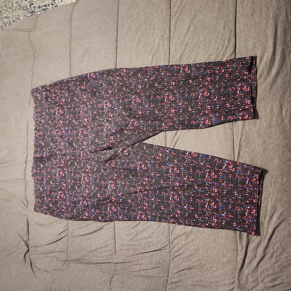 Torrid ankle pants, multicolored.